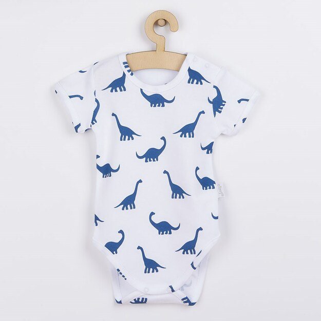 Baby Cotton Body su trumpomis rankovėmis Nicol Ivo Blue, 86 (12-18m), 86 (12-18m) dydis