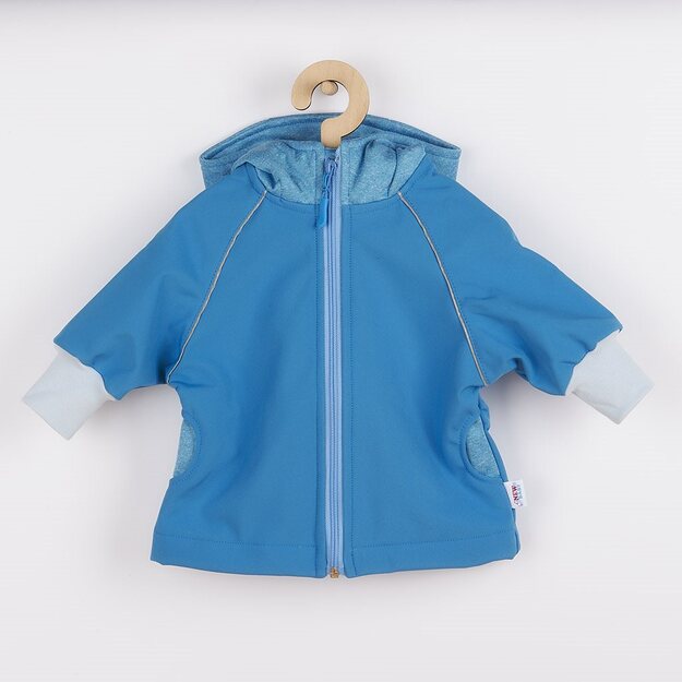 Softshell striukė kūdikiui New Baby blue, dydis 98 (2-3m), 98 (2-3 metai)