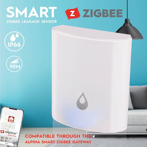 Alpina - Zigbee Smart Network potvynių jutiklis