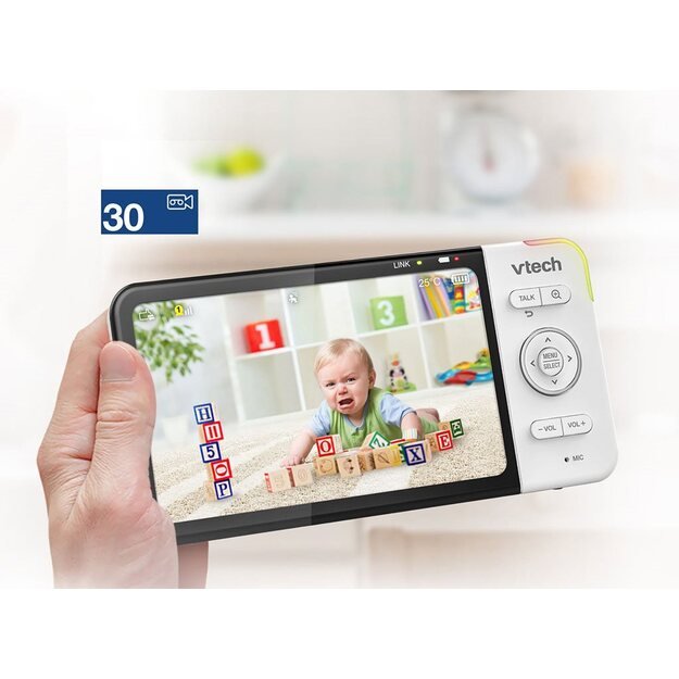 Vaizdo kūdikių monitorius LCD + kamera Vtech RM5754 HD