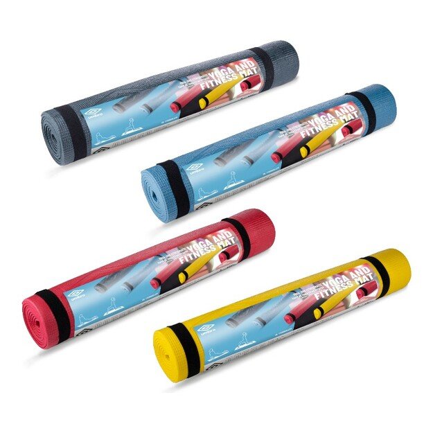 Umbro - Neslystantis jogos / fitneso kilimėlis 173x61 cm (pilkas) 3