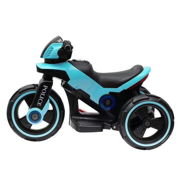 Baby Mix POLICE elektrinis motociklas mėlynas 3