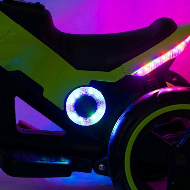 Baby Mix POLICE elektrinis motociklas mėlynas 13