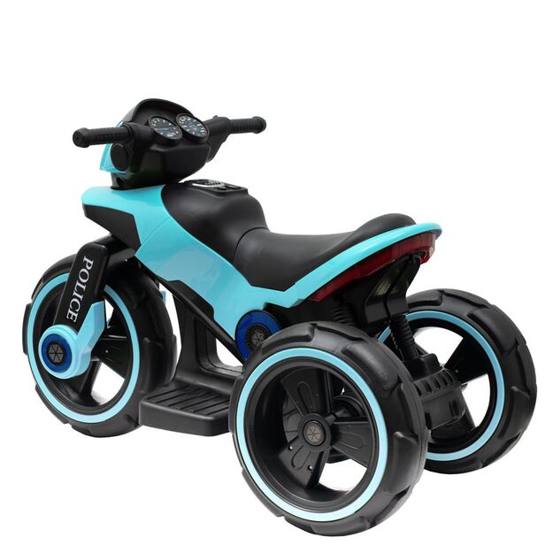 Baby Mix POLICE elektrinis motociklas mėlynas 2
