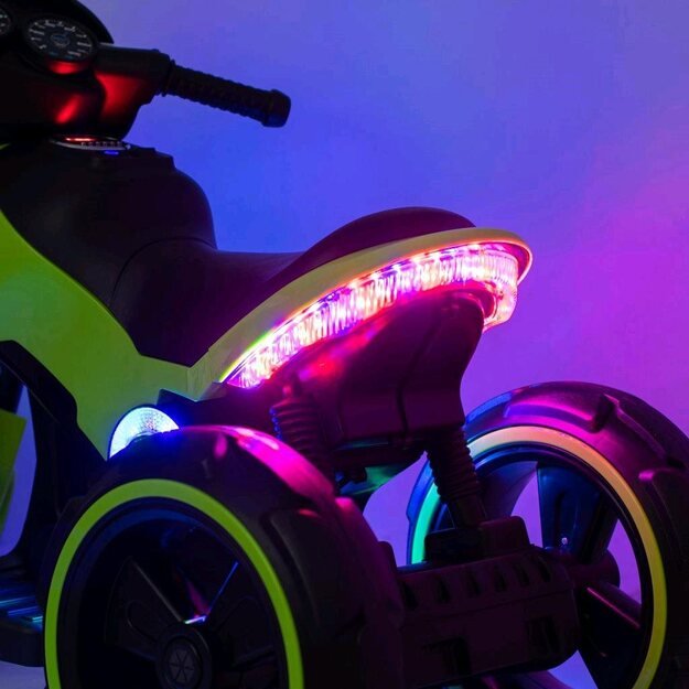 Baby Mix POLICE elektrinis motociklas mėlynas 12