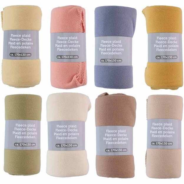 Fleece antklodė 170x130 (koralų) 9