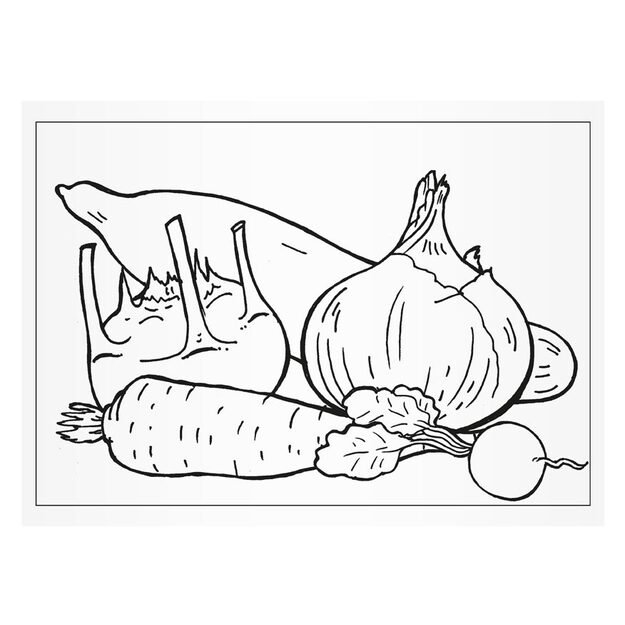 Coloring pages MFP Fruits and vegetables 4