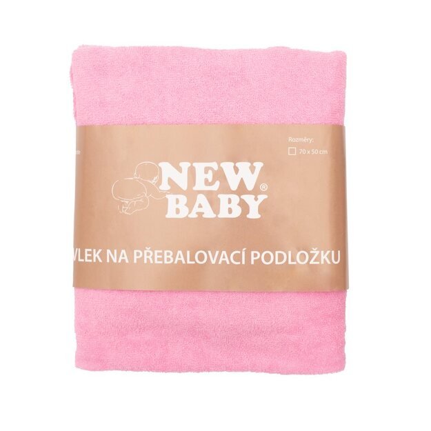 Keičiamas kilimėlio užvalkalas New Baby 50x70 rožinis