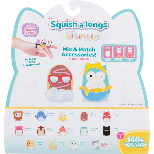Squish a longs set of 14 figures W1 9