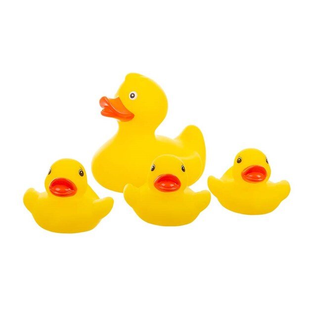 Vonios žaislas Akuku Duckies geltonas