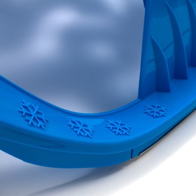 Plastikinės rogutės su atlošu Baby Mix SNOW STAR mėlynos spalvos 2