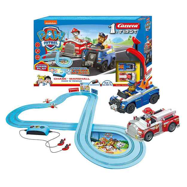 Carrera First Paw Patrol Race N Rescue 3,5 m, dydis 75G, 75G