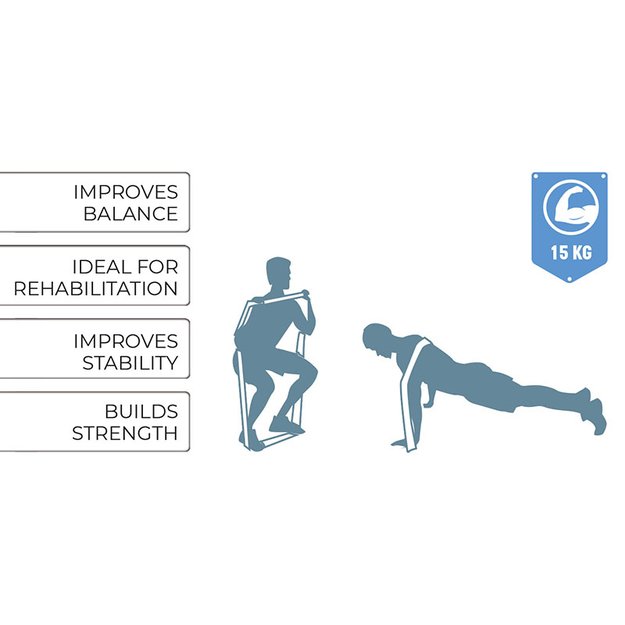 Umbro - Atsparumo pratimams guma 15kg (mėlyna) 2