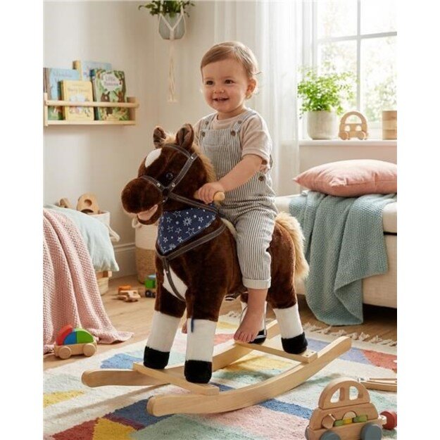 Baby Mix Baron supamasis arklys su melodija ir skarele