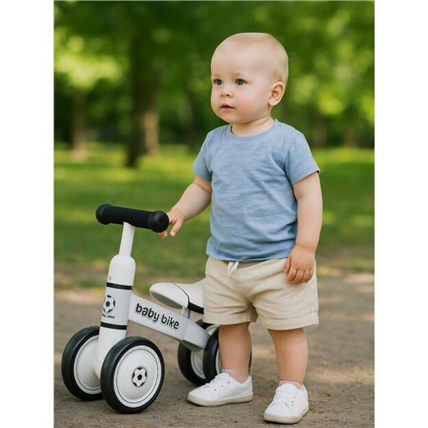 Baby Mix Baby Bike Black White futbolas