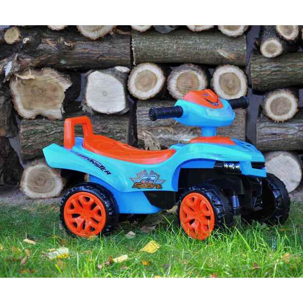 Vaikiškas paspirtukas su garso keturračiu Milly Mally Monster Military 7