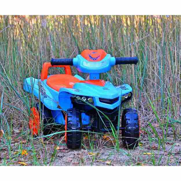 Vaikiškas paspirtukas su garso keturračiu Milly Mally Monster Military 6