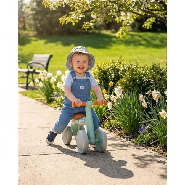 Vaikiškas paspirtukas Baby Mix Baby Bunny Hop Itin lengvas žalias