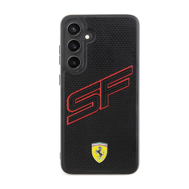 „Ferrari Big SF“ perforuotas – „Samsung Galaxy S24“ dėklas (juodas)