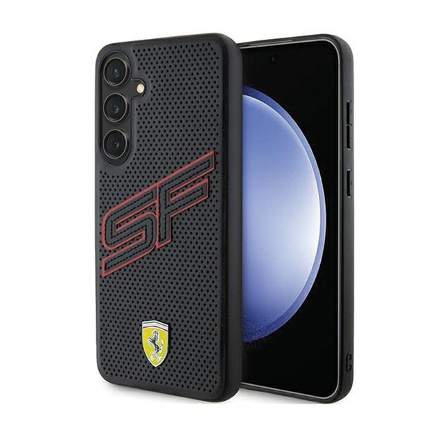 „Ferrari Big SF“ perforuotas – „Samsung Galaxy S24“ dėklas (juodas)