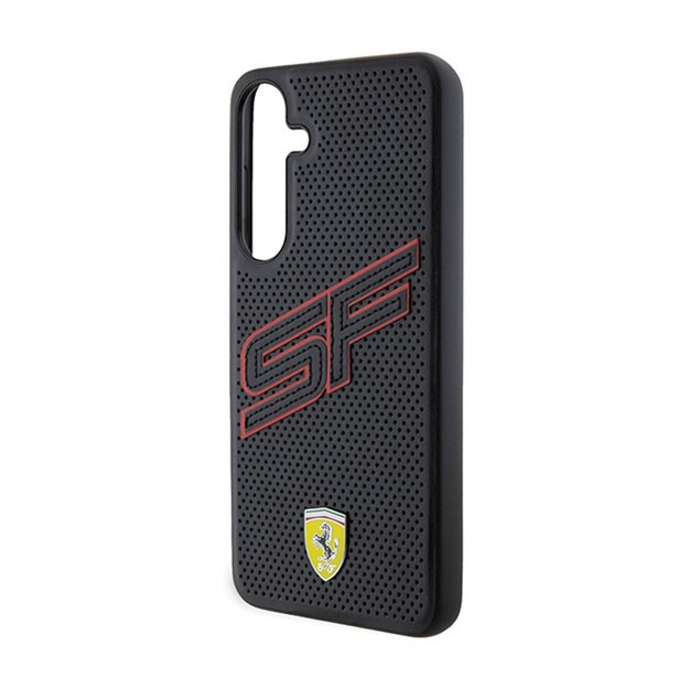 „Ferrari Big SF“ perforuotas – „Samsung Galaxy S24“ dėklas (juodas)