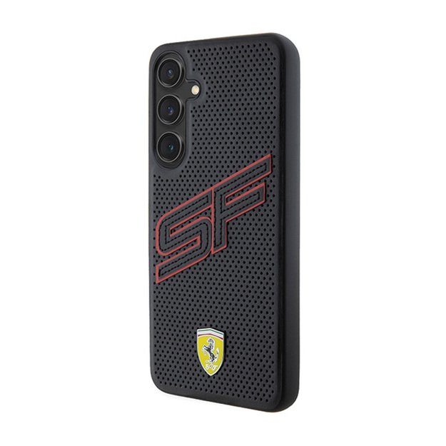 „Ferrari Big SF“ perforuotas – „Samsung Galaxy S24“ dėklas (juodas)