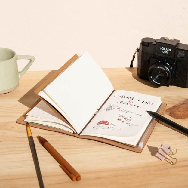 Haris Poteris – odinis kelionių sąsiuvinis 12x19,6 cm (ruda) 2