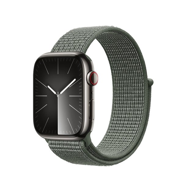 „Crong Nylon“ – sportinis dirželis, skirtas „Apple Watch“ 44/45/46/49 mm („Military Green“) 2