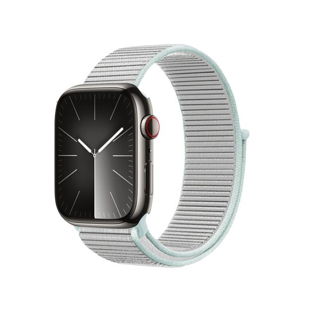 Crong Nylon – sportinis dirželis Apple Watch 38/40/41/42 mm (pastelinis pilkas) 2
