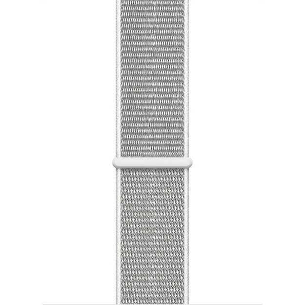 Crong Nylon – sportinė apyrankė skirta Apple Watch 44/45/46/49 mm (sidabro pilka) 10