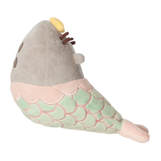 Pusheen - pliušinis undinėlės talismanas su žvaigždute 19 cm