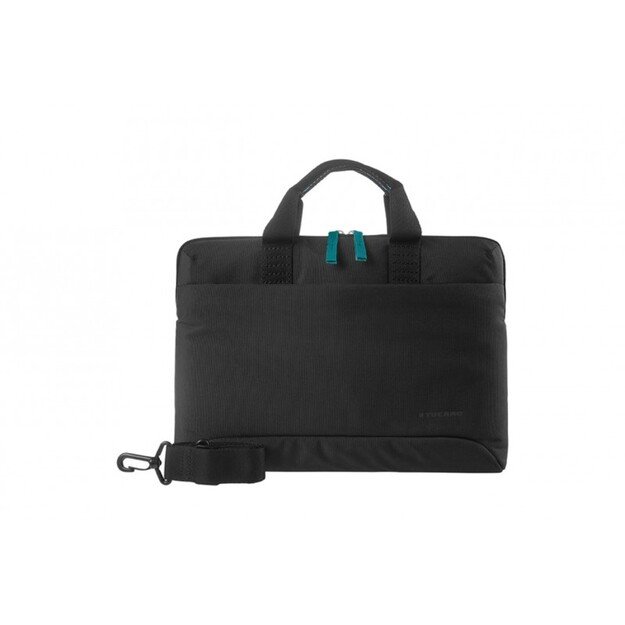 Tucano Smilza Super Slim Bag - Bag for Bag for MacBook Air 15” / Air / Pro 13  / Notebook 13” / 14  (Black)