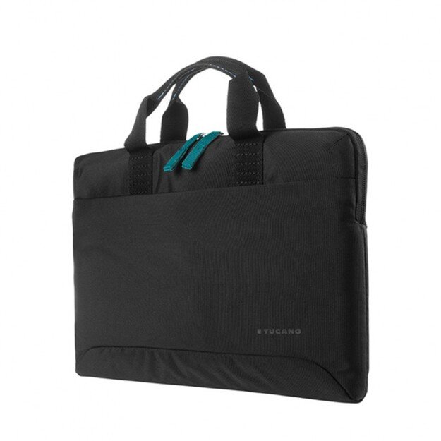 Tucano Smilza Super Slim Bag - Bag for Bag for MacBook Air 15” / Air / Pro 13  / Notebook 13” / 14  (Black)