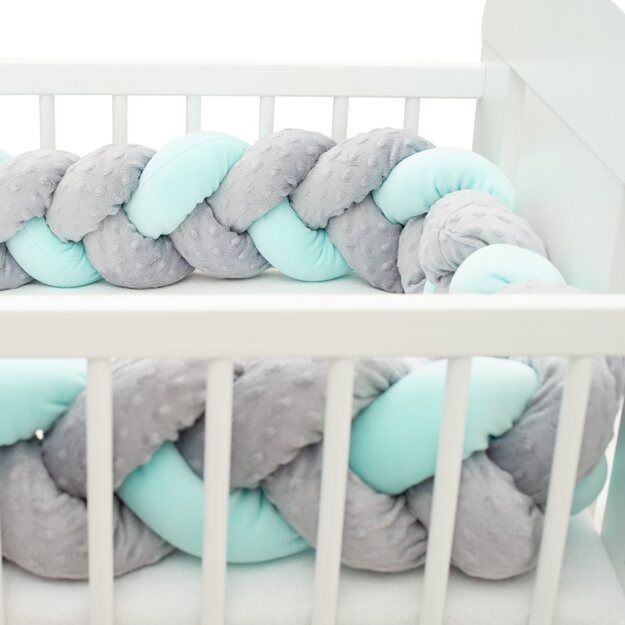 Crib Mantle Cop Belisima Velvet Cream pilka