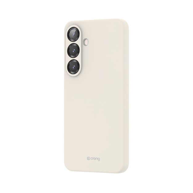 Crong Color Cover – dėklas, skirtas Samsung Galaxy S25 (smėlio spalvos)