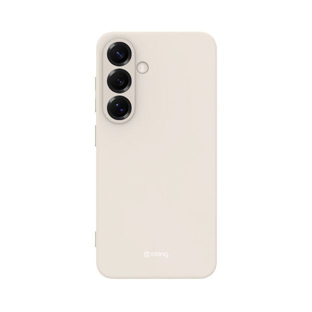 Crong Color Cover – dėklas, skirtas Samsung Galaxy S25 (smėlio spalvos)