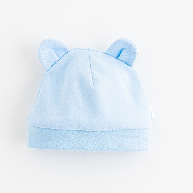 Naujas Baby Kids Baby Cotton Cap Blue, dydis 56 (0-3m), 56 (0-3m)