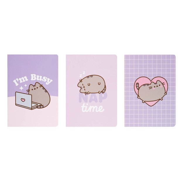 Pusheen – A6 formato sąsiuvinių rinkinys iš „Moments Collection“ (3 vnt.) 10