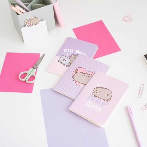 Pusheen – A6 formato sąsiuvinių rinkinys iš „Moments Collection“ (3 vnt.) 13