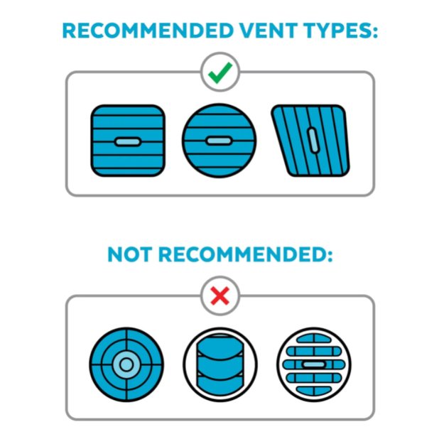 Speck ClickLock automobilio ventiliacijos angos laikiklis, skirtas MagSafe - juodas 9