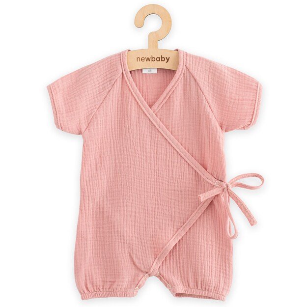 Baby Summer Muslin Jumpsuit New Baby rožinis, 86 (12-18m)