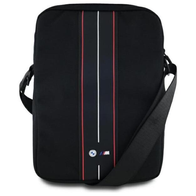 BMW Nylon Red Stripe – planšetinio kompiuterio krepšys 8 (juodas)