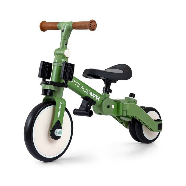 Milly Mally Optimus Max 5in1 tricycle with guide bar green