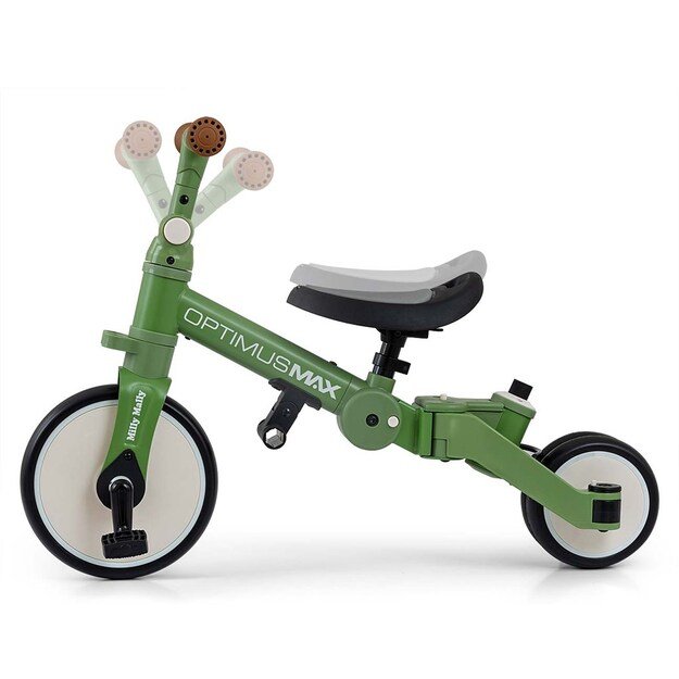 Milly Mally Optimus Max 5in1 tricycle with guide bar green