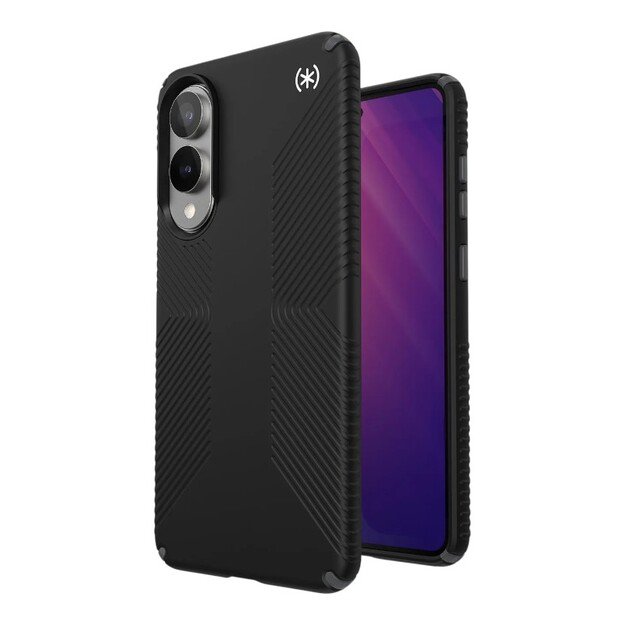 „Speck Presidio2 Grip Magnet“ – dėklas „Samsung Galaxy S25 Edge MagSafe“ (juodas / pilkas / baltas) 20