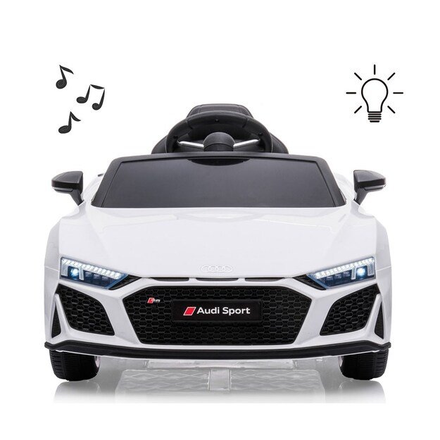 Elektrinis vaikiškas automobilis Milly Mally Audi R8 Spyder White