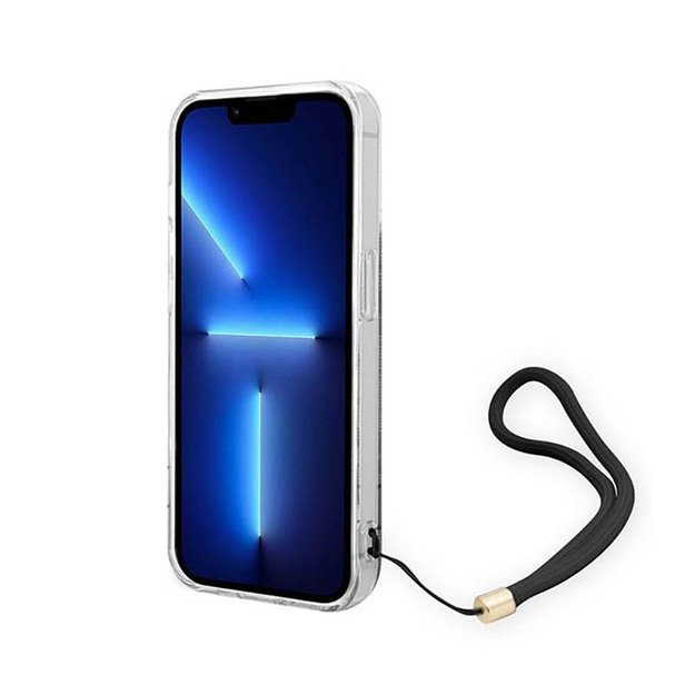 „Guess“ 4G spausdinimo laido dėklas, skirtas „iPhone 14 Pro Max“ (juodas) 10