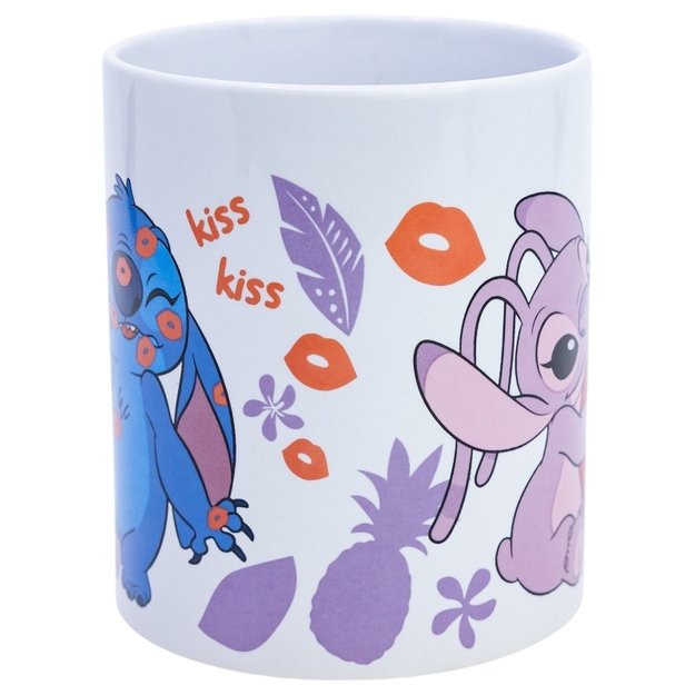 Disney Stitch - keraminis puodelis dovanų dėžutėje iš Stitch & Angel kolekcijos, 325 ml