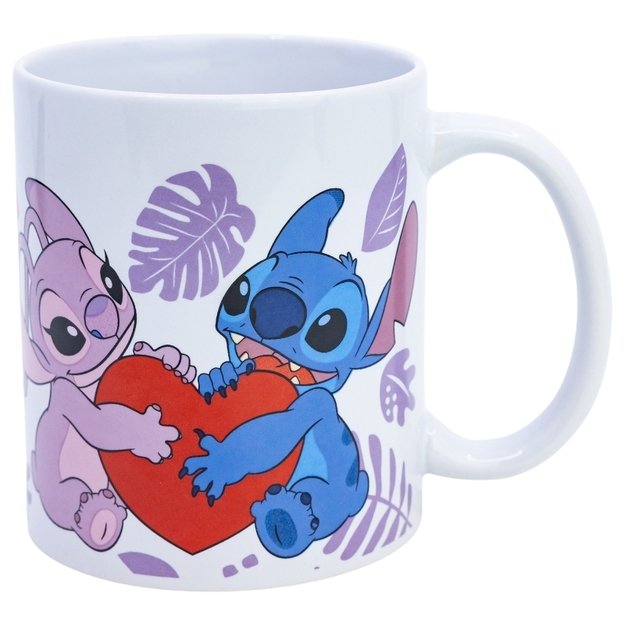 Disney Stitch - keraminis puodelis dovanų dėžutėje iš Stitch & Angel kolekcijos, 325 ml