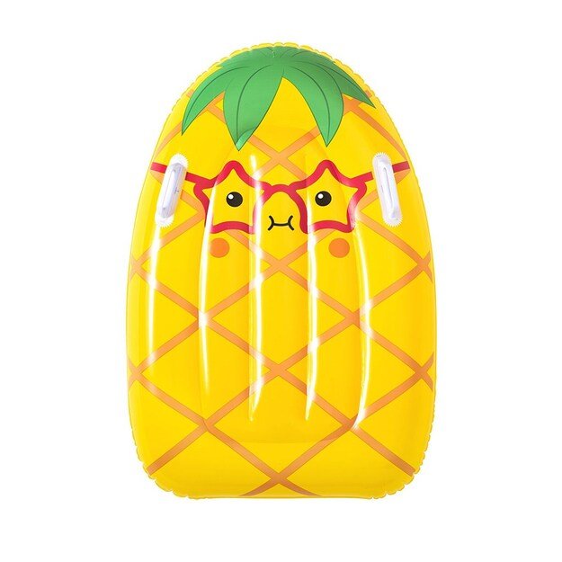 Pripučiamas vaikiškas gultas su rankenomis Bestway Ananas 84cm x 56cm